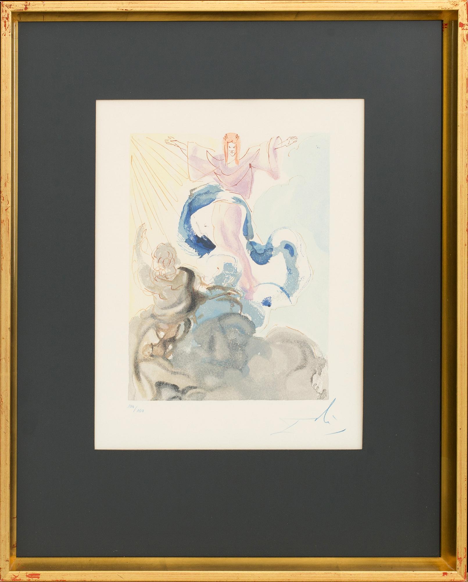 SALVADOR DALÍ, woodcut, signed and numbered 104/150.