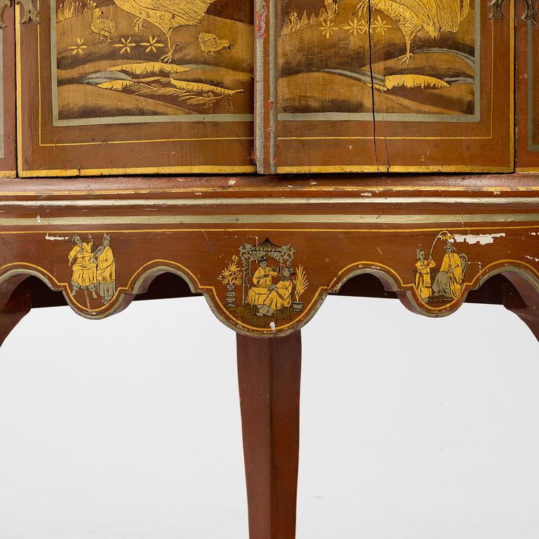 Skåp, rokoko-stil, sent 1800-tal.