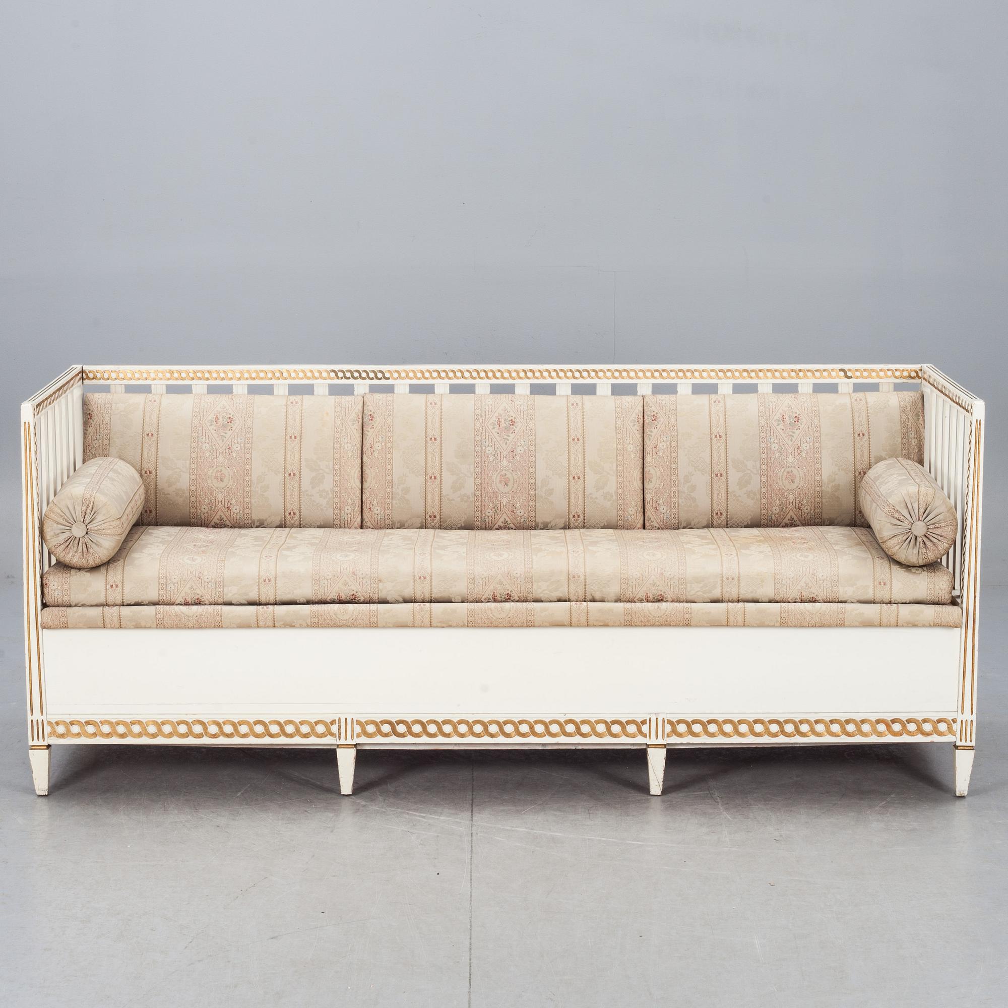 SOFFA, gustaviansk stil, sekelskiftet 1900.