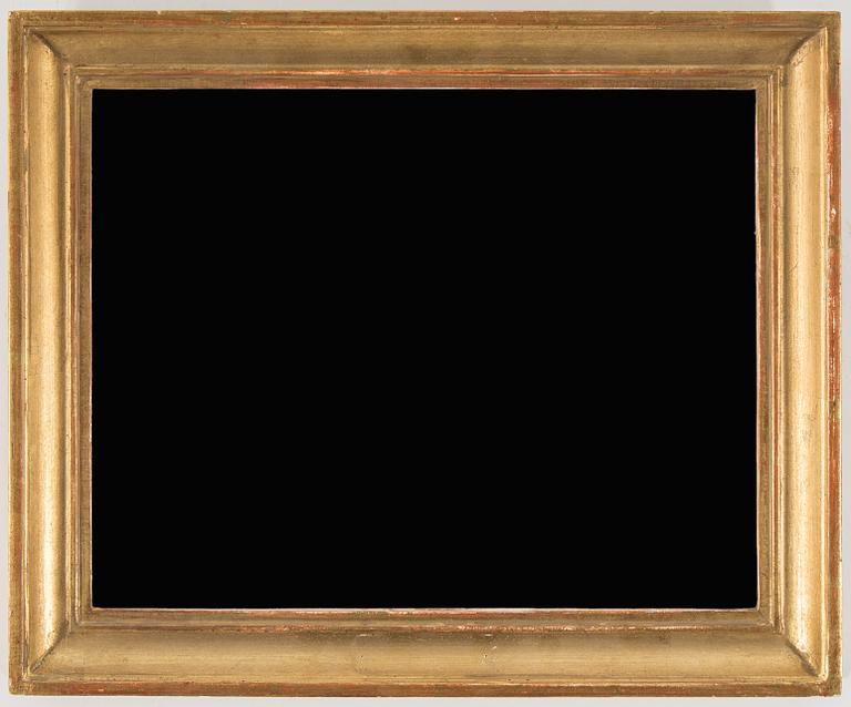 A lot of four gilded frames 20th century.