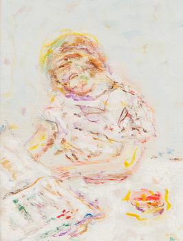 Helge Dahlman, Aamiaispöydässä.