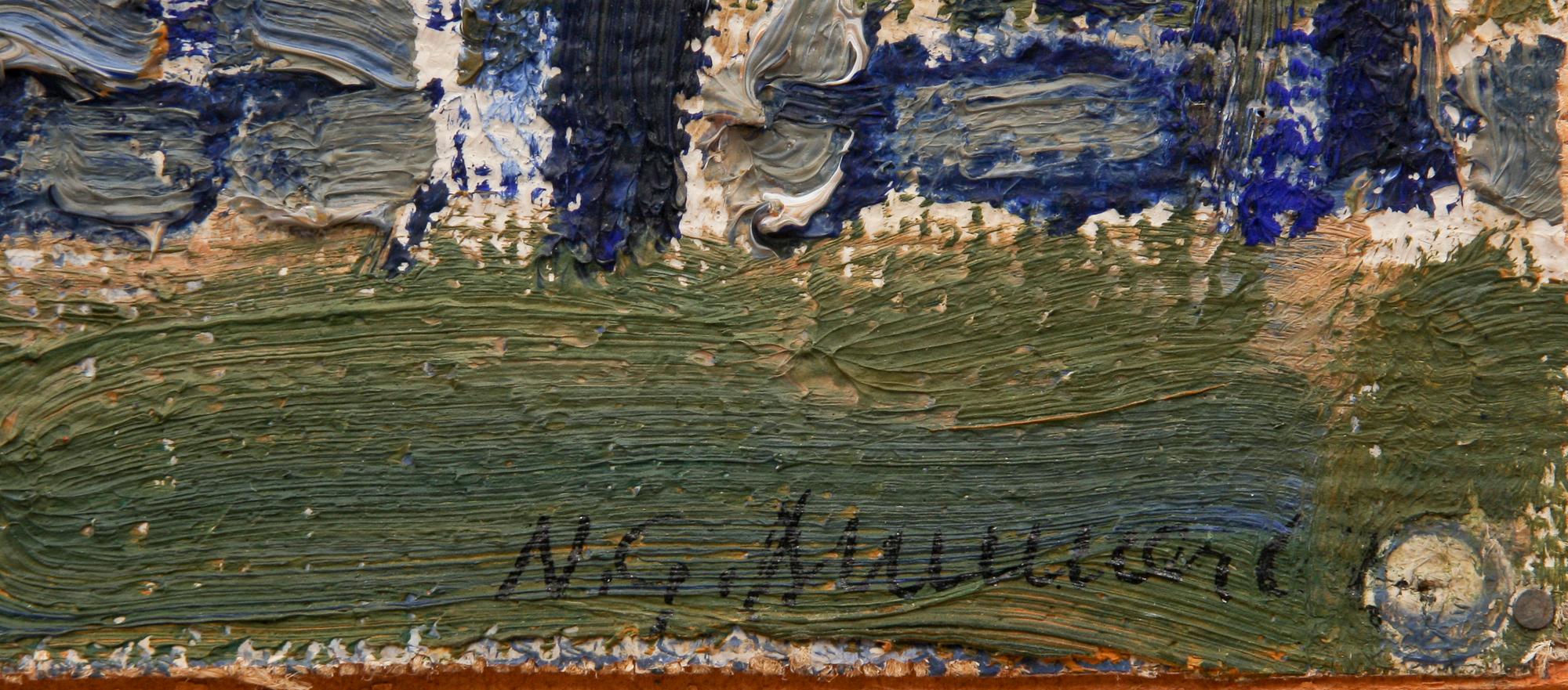 NILS-GÖRAN BRUNNER, olja på duk, sign o dat 67.