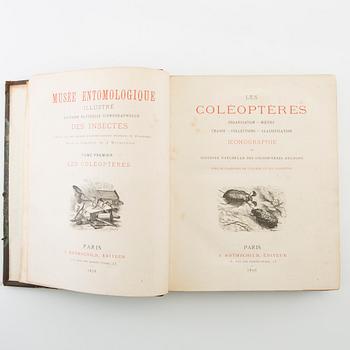 "Les Coléoptères..." & "Table Alphabetique .... Coléoptères", 2 volumes, Paris 1876 & 1875.