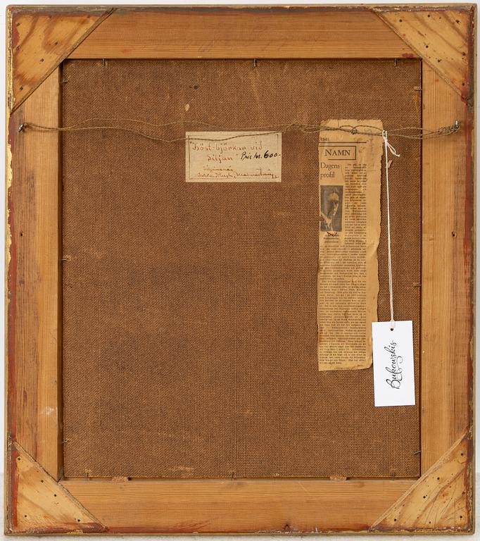 Akke Hugh Malmeström, "Höst-björkar vid Siljan" (Siljansnäs).