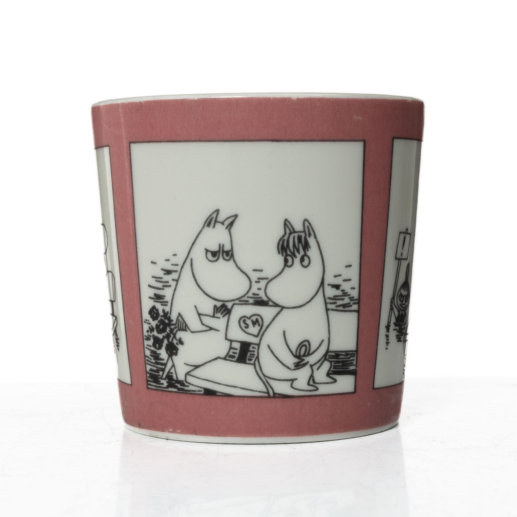 Muminmugg, porslin, Arabia, Finland 1990-1993.