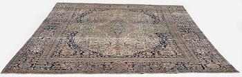 A Kashan 'Mohtasham' carpet, Central Persia, c. 342 x 242 cm.