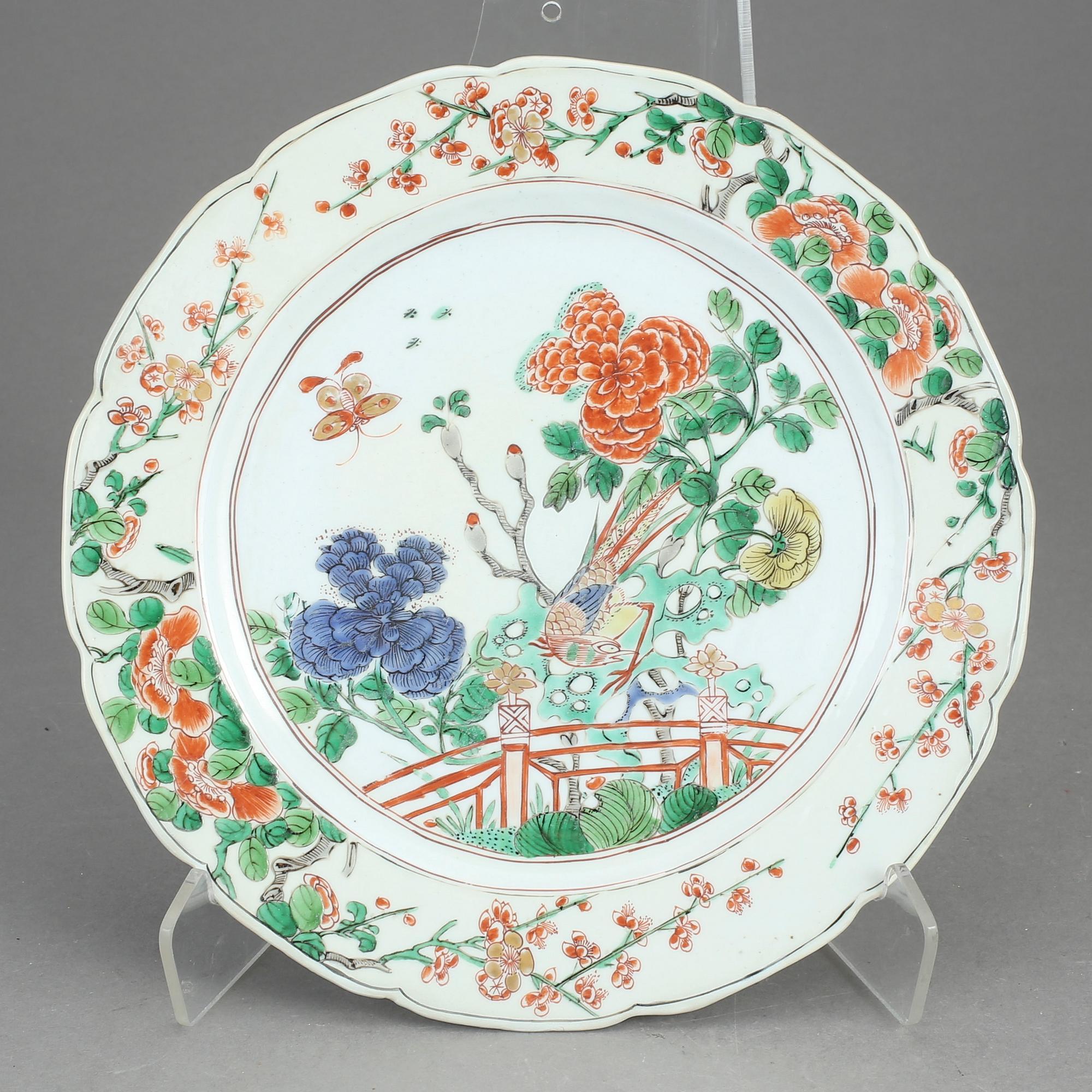 FAT, porslin, Kina, Kangxi (1662-1722).