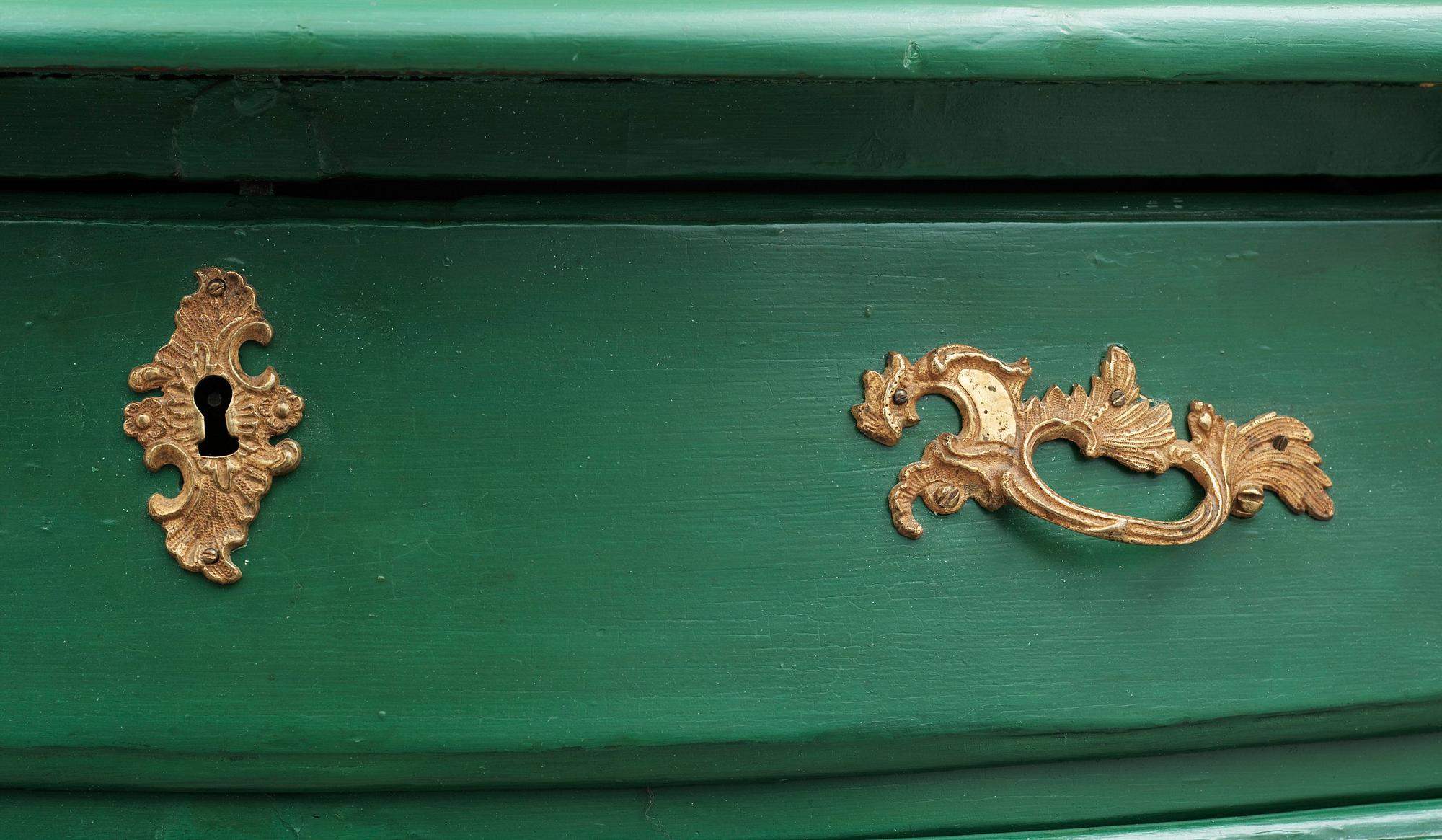 A Swedish Rococo 18th century commode.