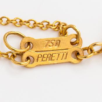 Tiffany & Co, Elsa Peretti, an 18K gold 'Open Heart' necklace.