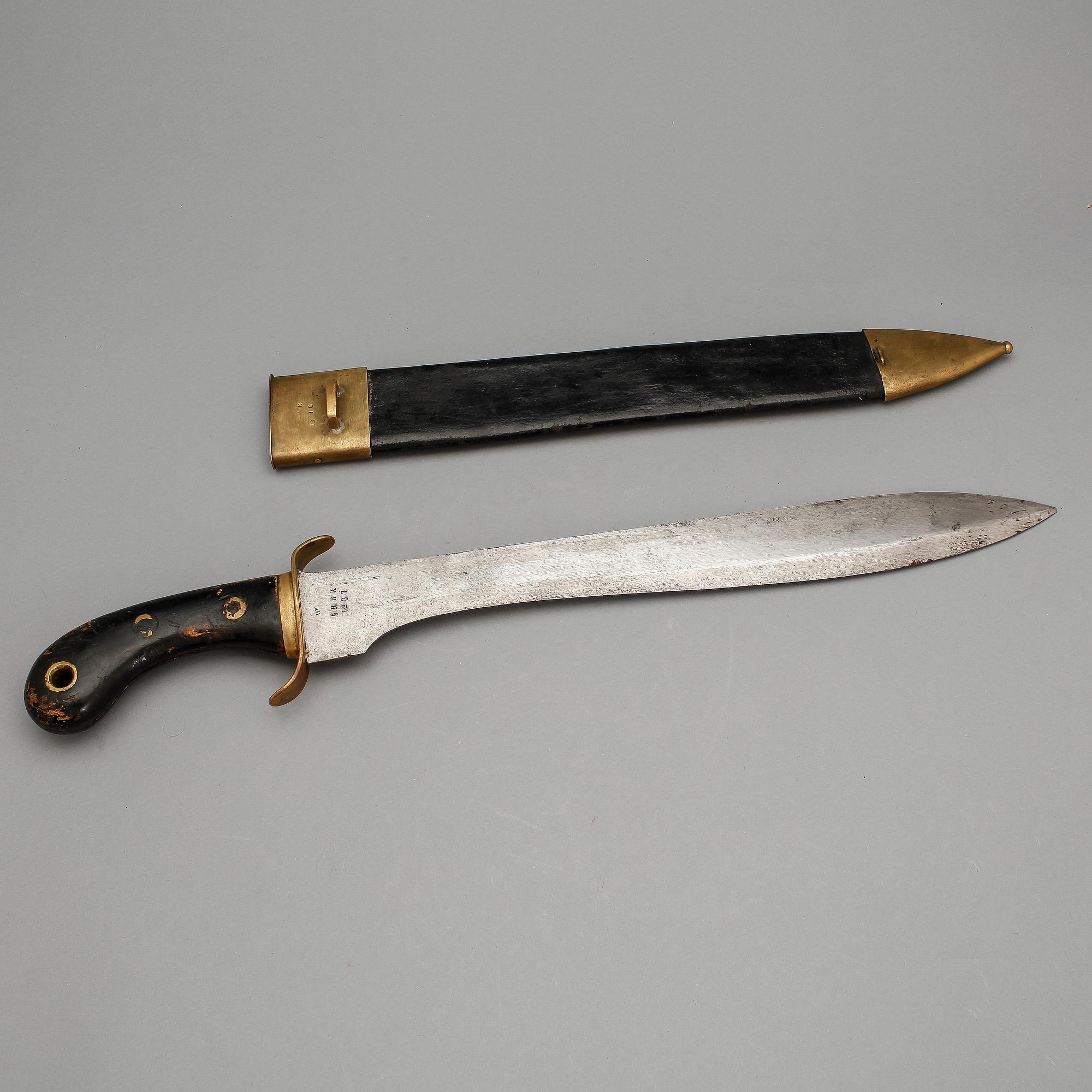 FASKINKNIV, i balja, m/1848, typ 2.