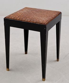 TABURETT, sannolikt Axel Ebbe, Rosengren, Kassaskåpsfabrik, 1930-tal.