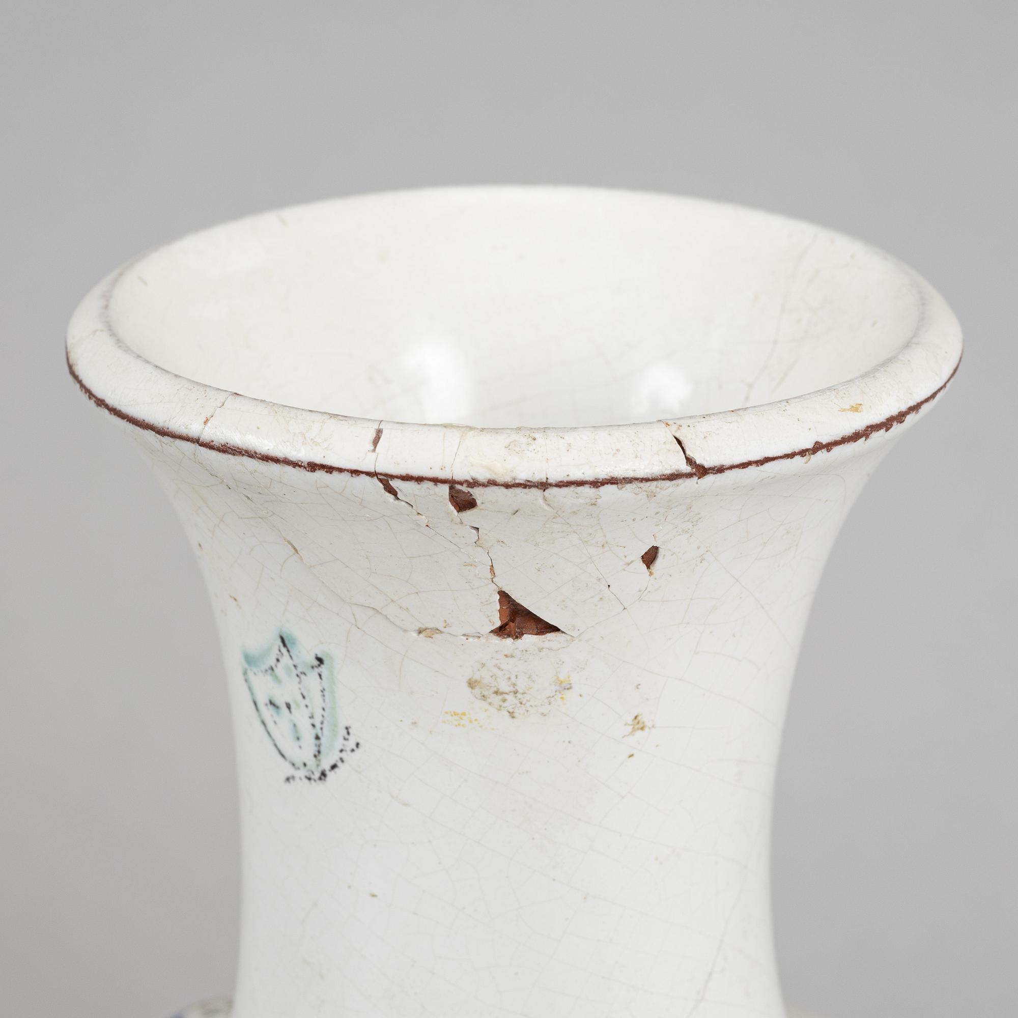 An earthenware vase by Stig Lindberg, Gustavsberg Studio.