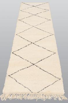 A runner, Morocco, ca 290 x 80 cm.