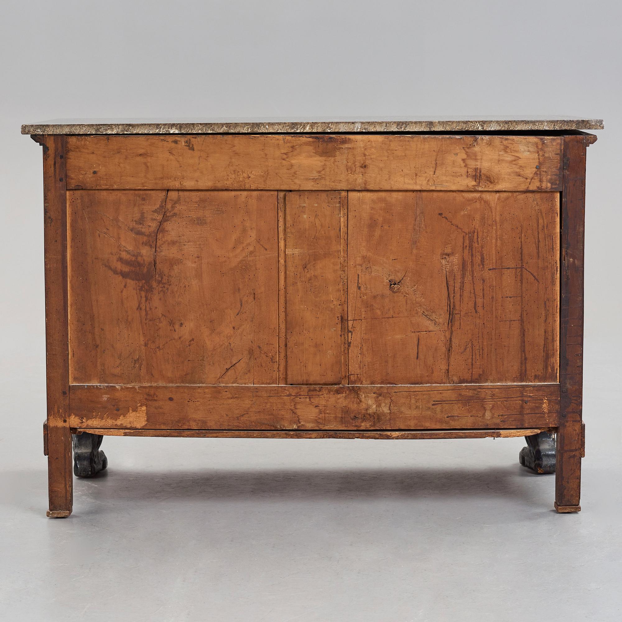An Empire commode, beginning of the 1800's.