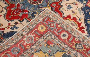 Matta, Kazak design, ca 294 x 244 cm.