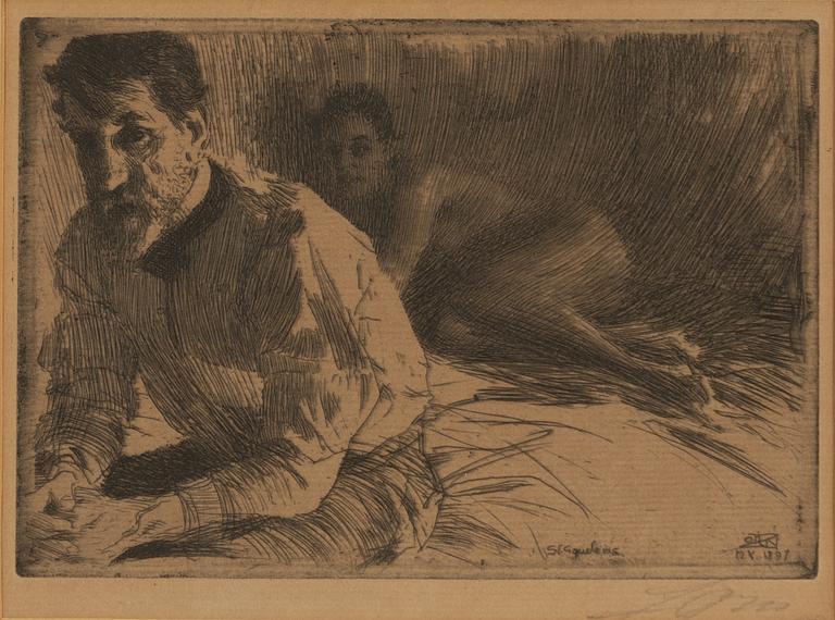 Anders Zorn, "August Saint Gaudens I".