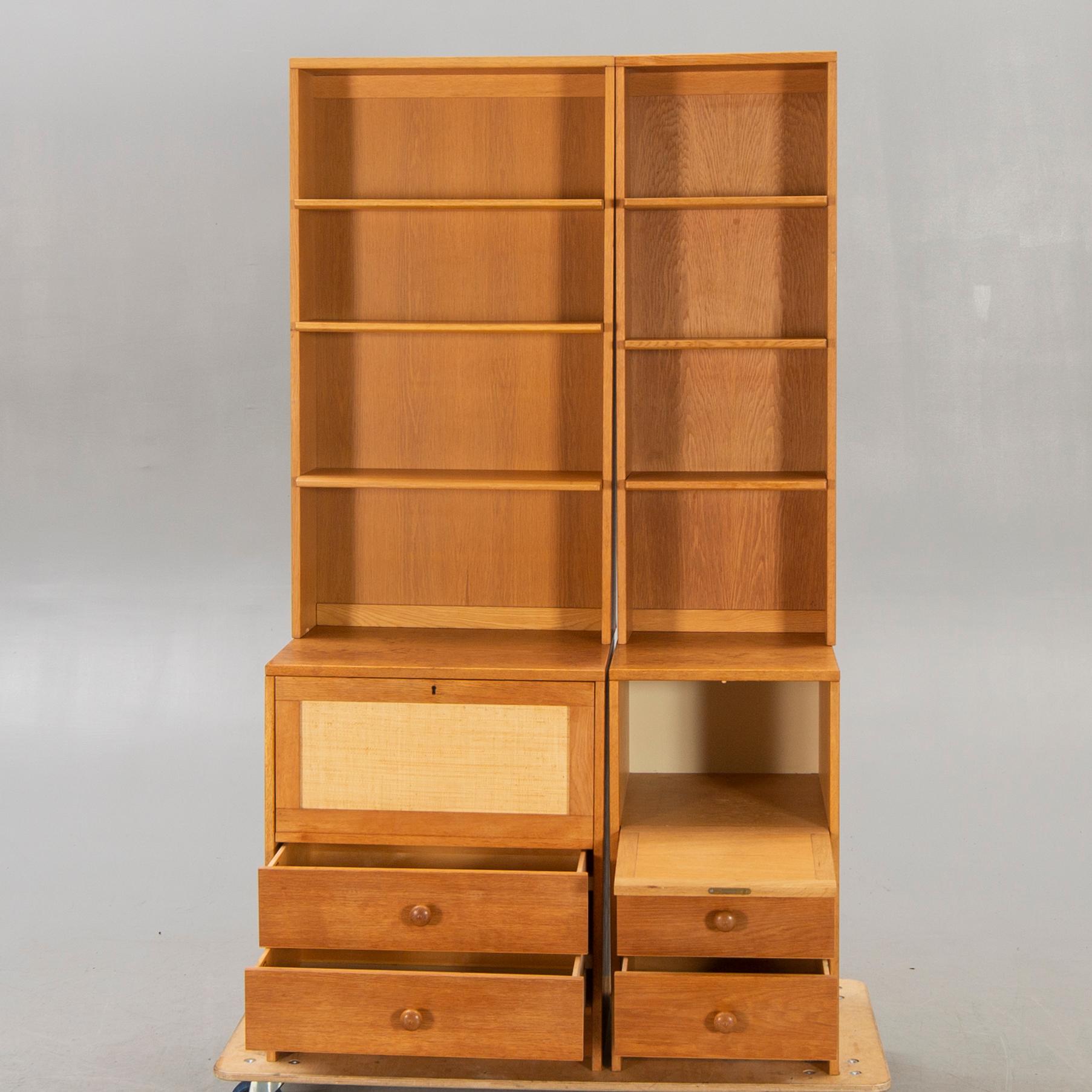 Åke Hassbjer, bookshelf "Atmosphere", Tingströms/Dux, 1960s.