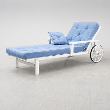 Elsa Stackelberg,an aluminium recliner, Fri Form, Edsbruk, 199's.