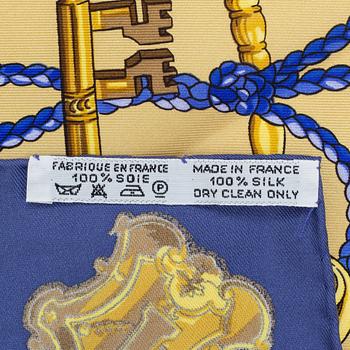 Hermès, scarf, "Les Clés".