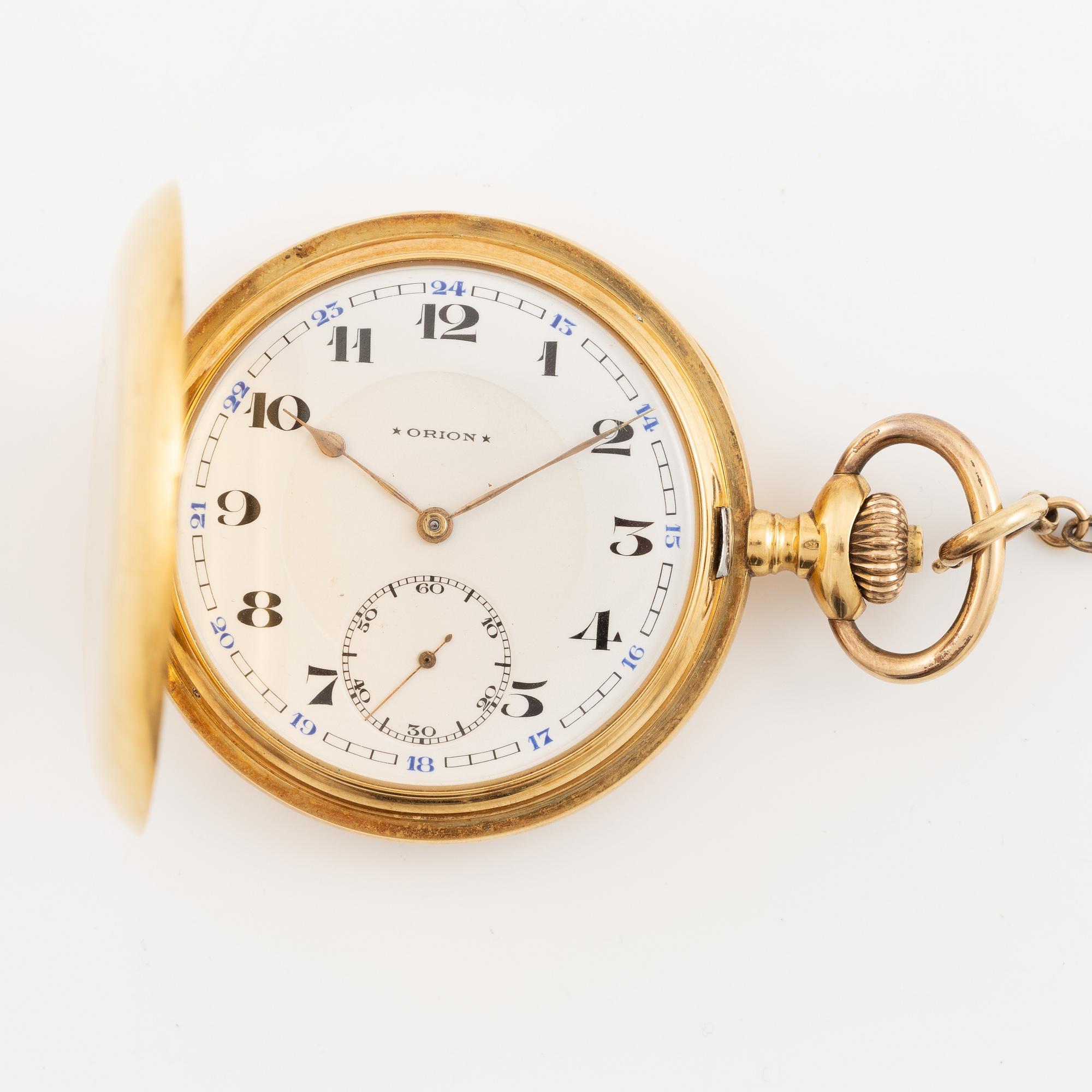 Orion, fickur, 18K guld, savonett, 51 mm.