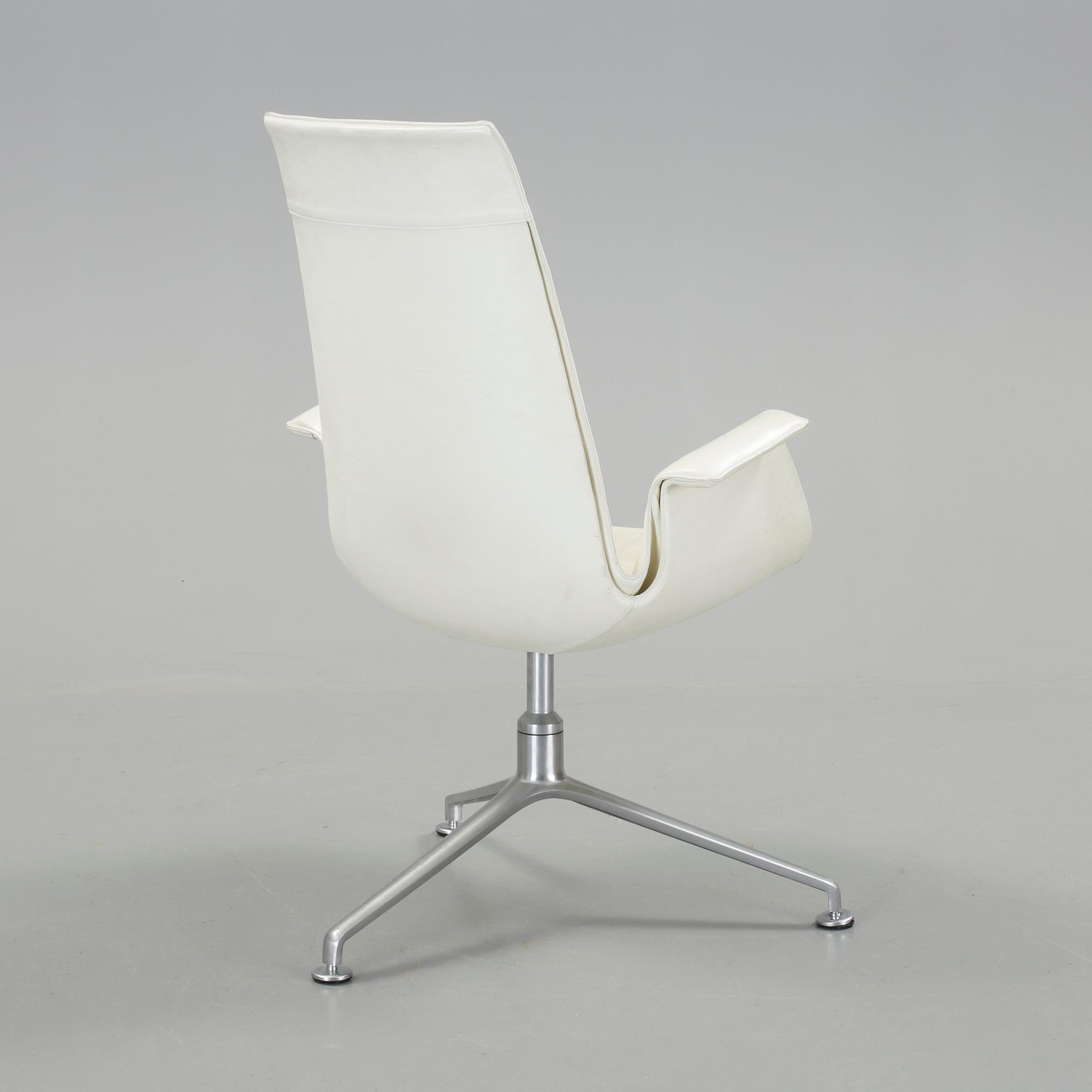 SKRIVBORDSSTOL, "Tulip", Preben Fabricius & Jørgen Kastholm, 1970-/80-tal.
