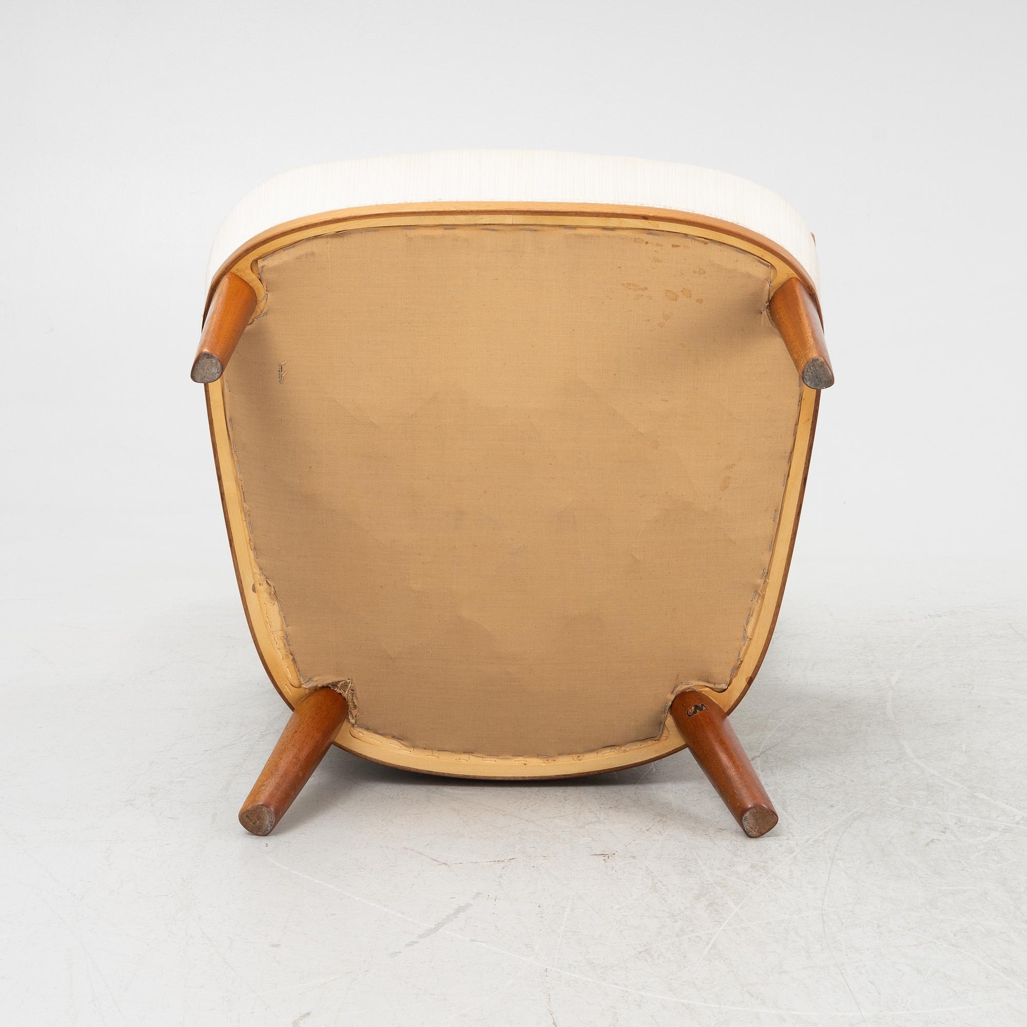 Carl Malmsten, an 'Advokaten' armchair, mid/second half of the 20th century.