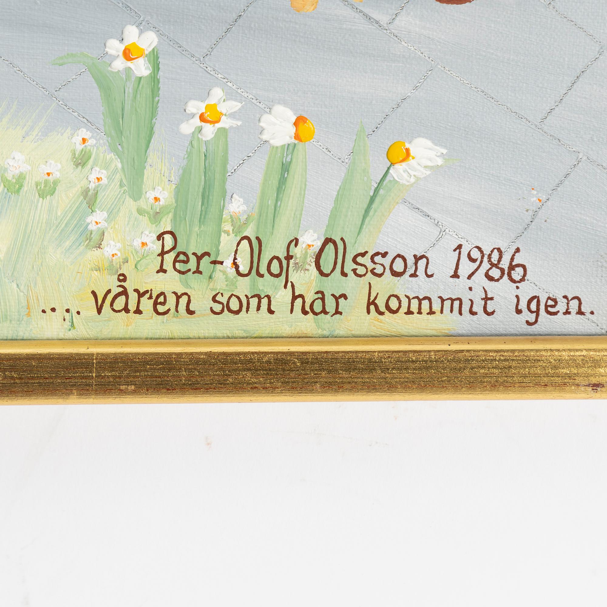 Per Olof Olsson, "Ja det är"/ "Våren som har kommit igen", diptyk.