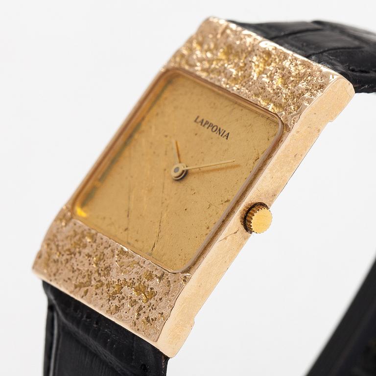 Björn Weckström, Rannekello "El dorado", 25 x 36 mm.