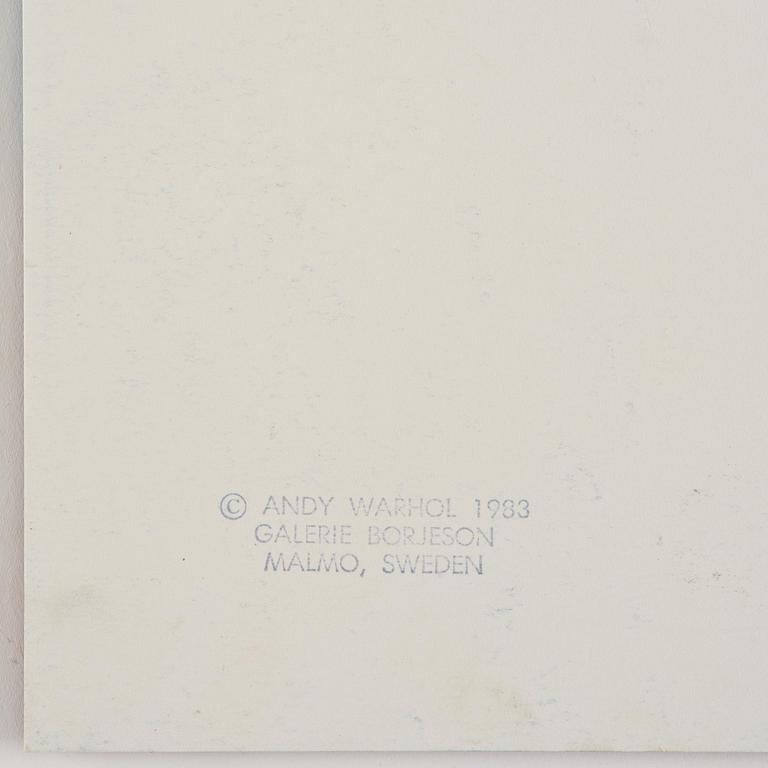Andy Warhol, "With Hat", from: "Ingrid Bergman".