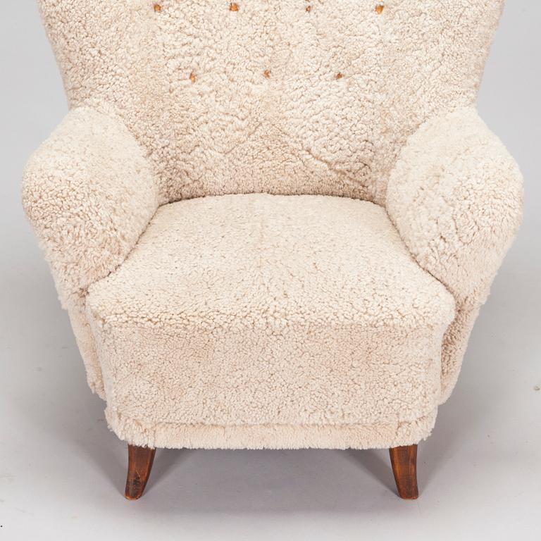 Ilmari Lappalainen, fåtölj, "Laila", Asko, Finland 1950-tal.