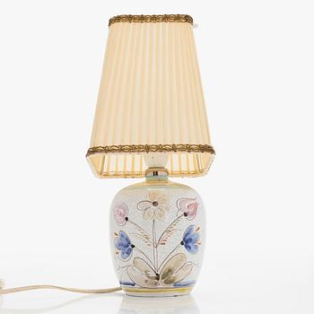 Toini Muona, a stoneware table lamp, signed TM Arabia.