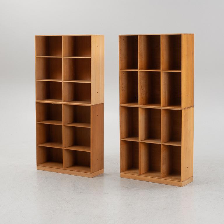 Mogens Koch, a set of four bookcases, Rud Rasmussen, Denmark, 1960's.