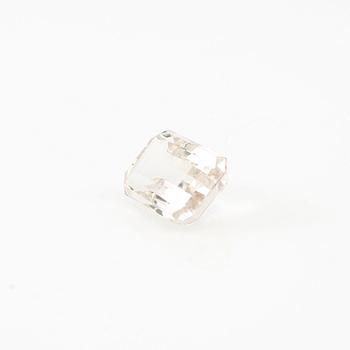 Loose step-cut smoky quartz, likely from Wiwen Nilssons workshop.