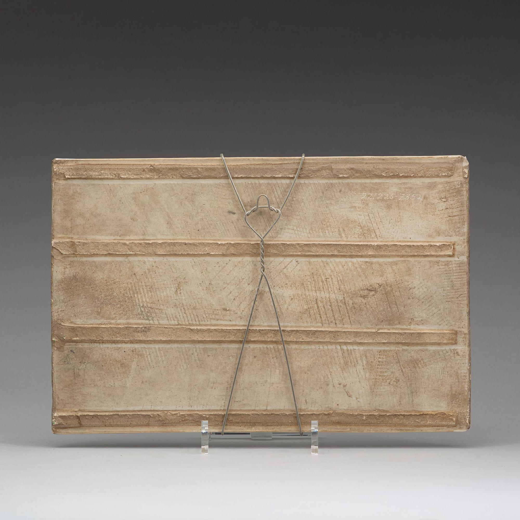A Chinese porcelain placque, 20th Century.