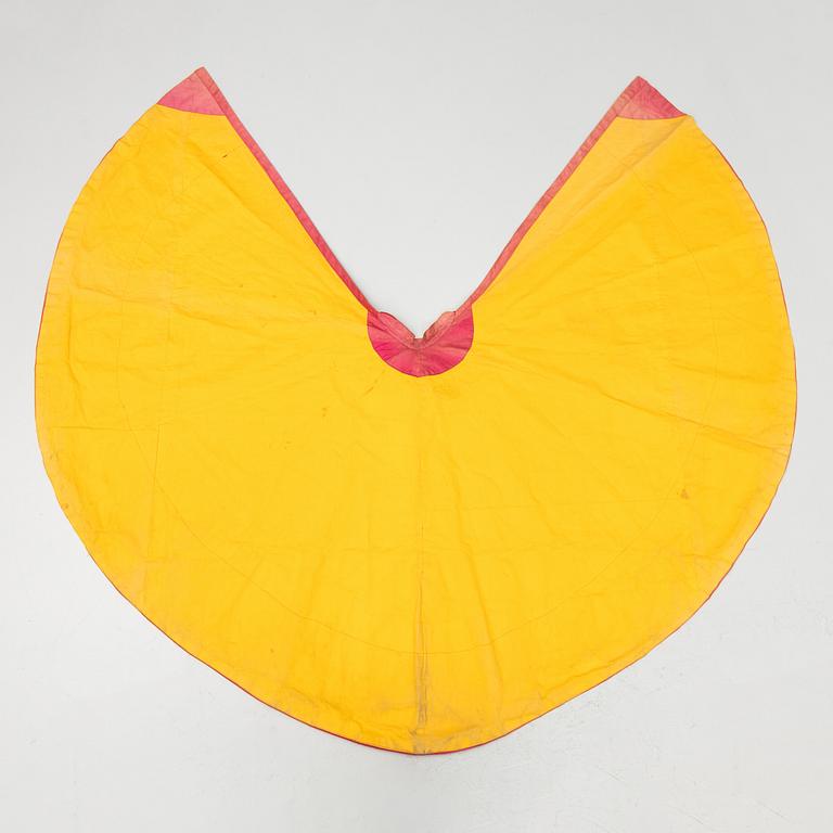 A bullfighter's cape, so called capote, Lorenzo Agudo, Barcelona, Spain, probably mid20th century.