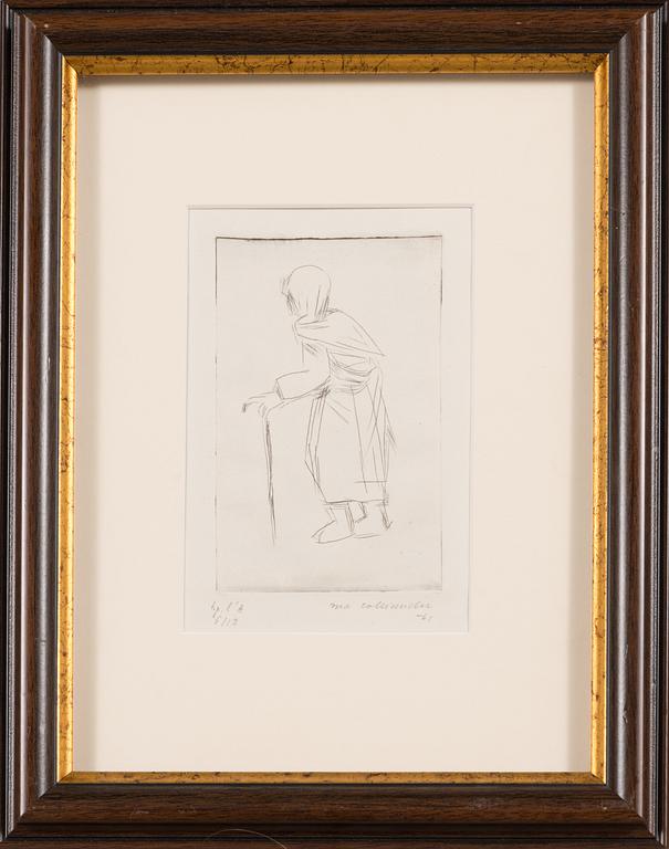 Ina Colliander, etching, signed and dated -61, numbered 5/12.
