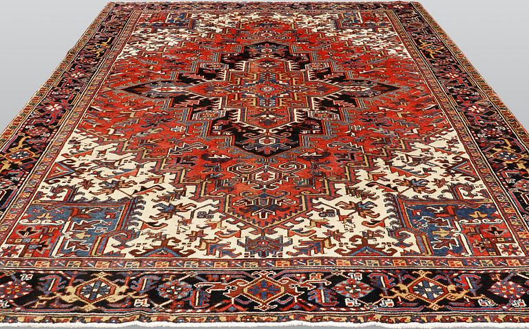 A carpet, Heriz, c. 340 x 252 cm.