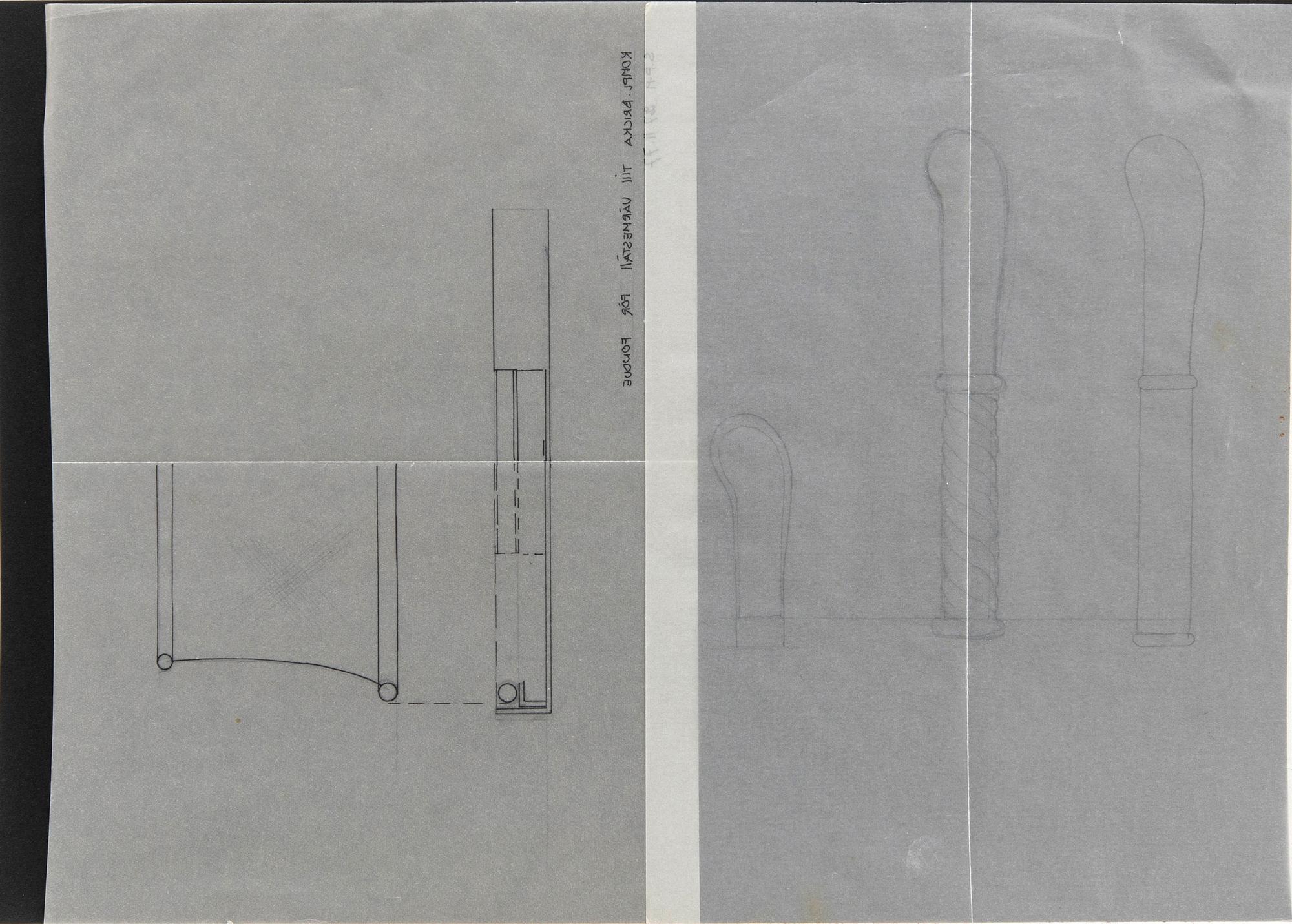 Signe Persson-Melin,  set of six scetches.