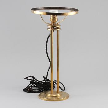 BORDSLAMPA, mässing, 1900-tal.