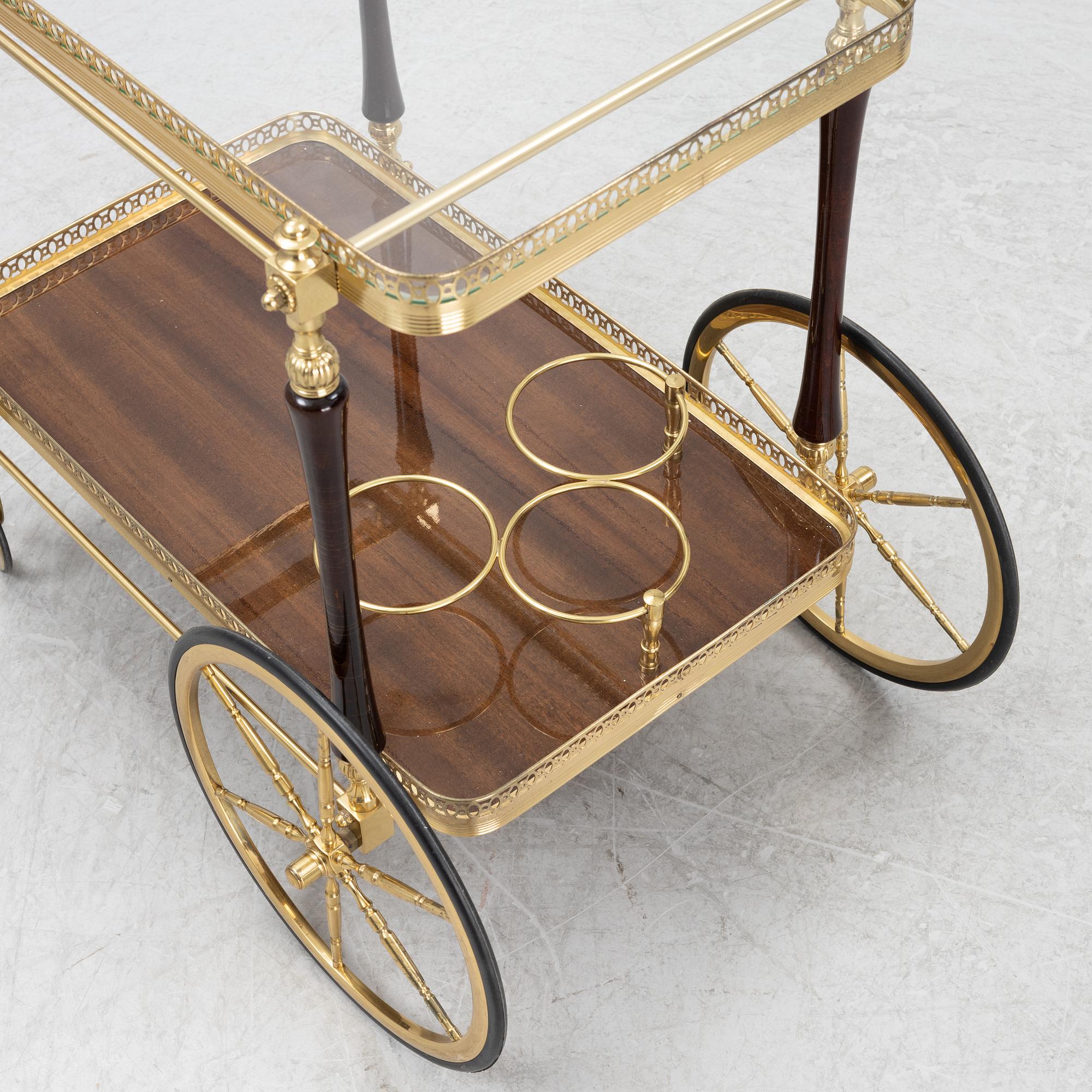 A serving trolley, 'Frati', Italy, 1970's.