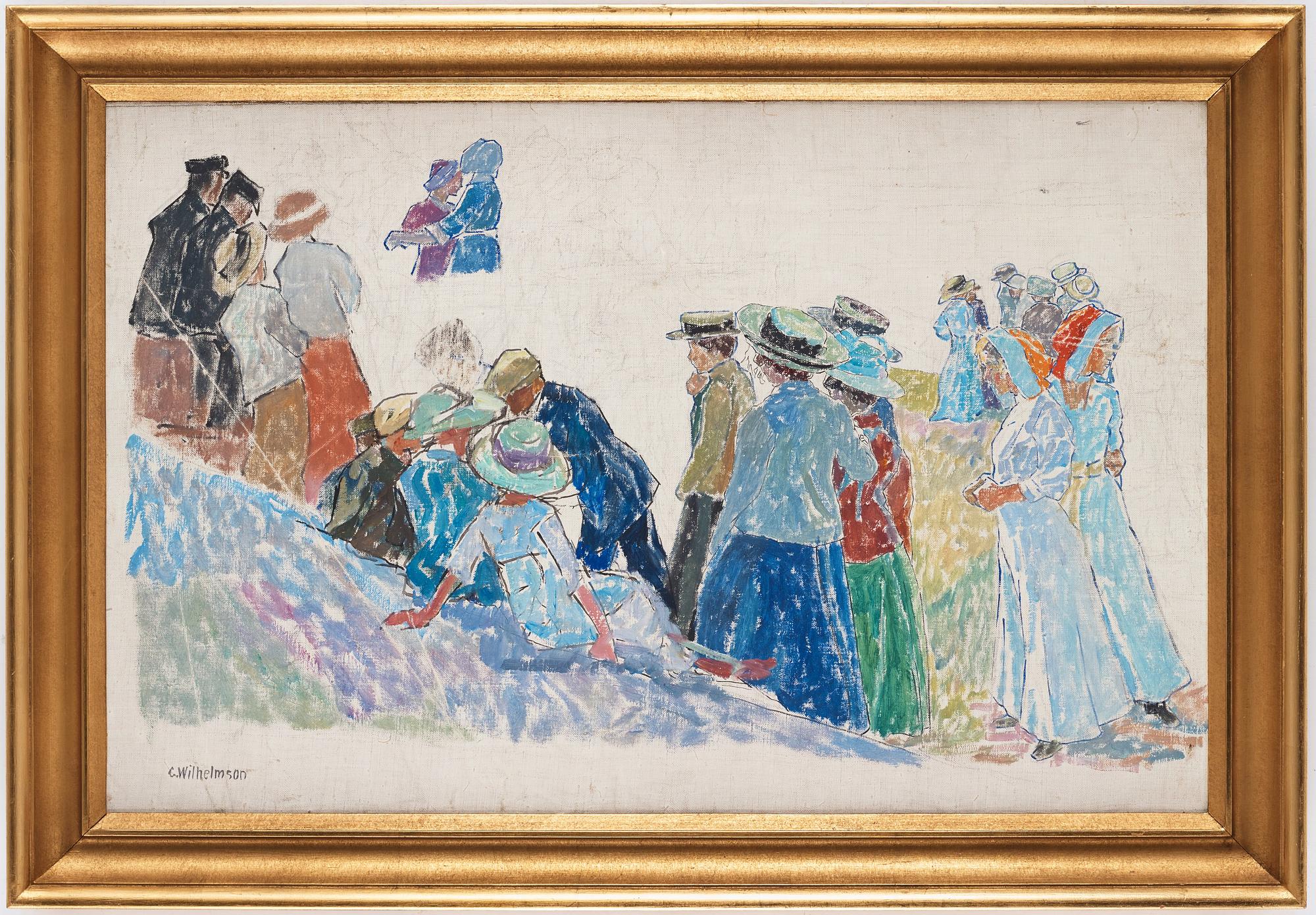 Carl Wilhelmson, Studie till "Midsommarafton".