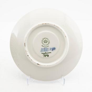 Service "Musselmalet Full Lace and Half Lace" 57 pcs Royal Copenhagen Denmark porcelain, second half of the 20th century.