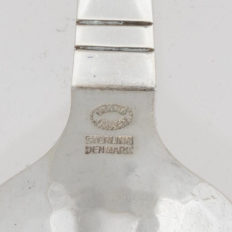 Georg Jensen, bestickservis, 24 delar, sterlingsilver, modell "Antik/Continental", Köpenhamn, Danmark efter 1945.