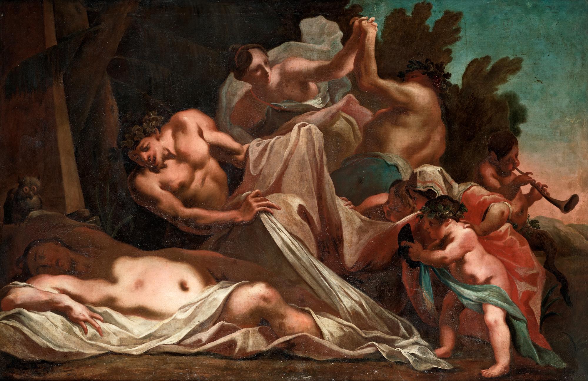 Mythological scene.