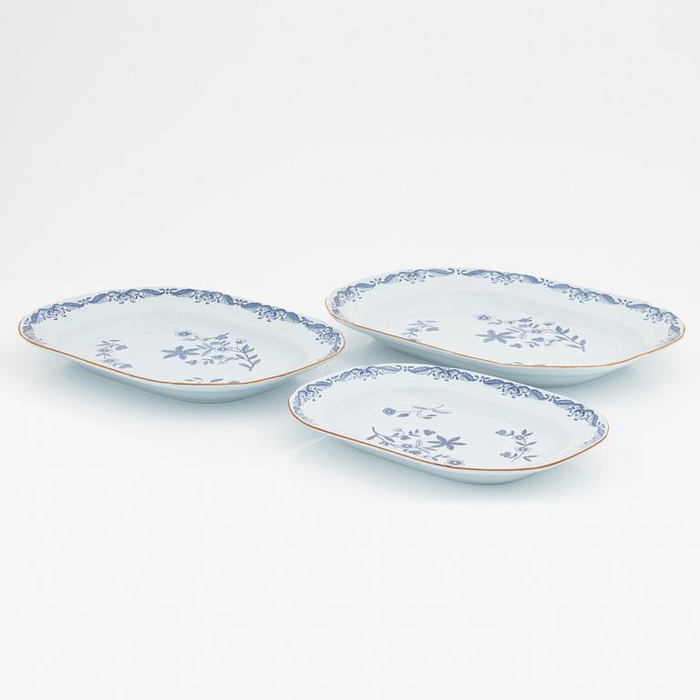 A 177-piece 'Ostindia' porcelain dinner service, Rörstrand, second half of the 20th Century-21st Century.