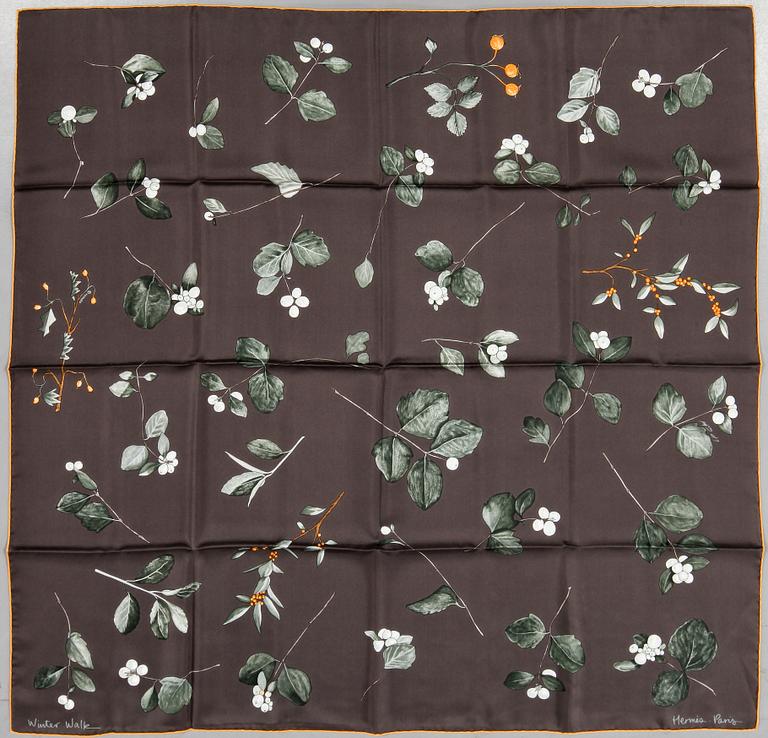 SCARF, "Winter Walk", Leigh P. Cook, Hermès, Paris, 2000-tal.