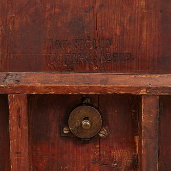 Fällbord av Jacob Sjölin (mästare i Köping och Kungsör 1767-85).