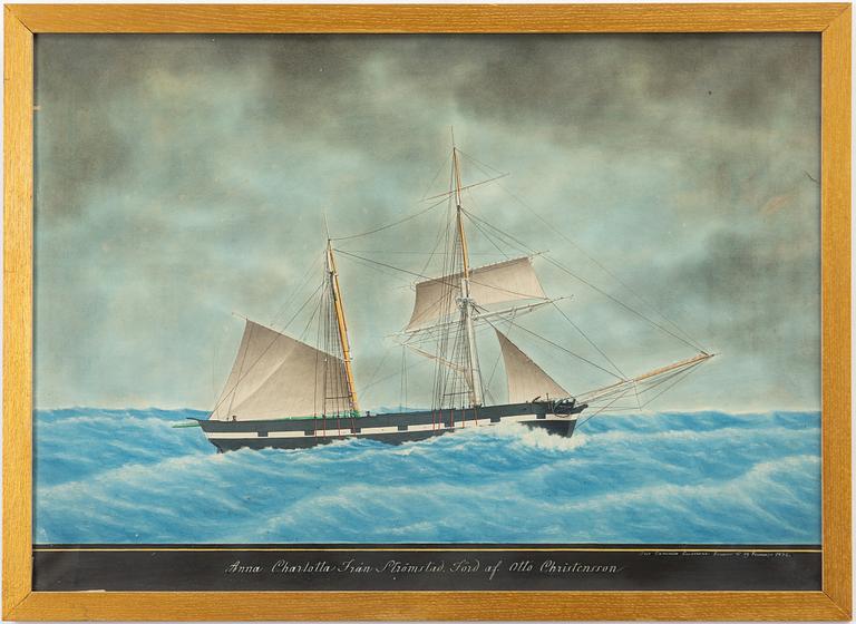 Domenico Gavarrone, "Anna Charlotta från Strömstad, förd af Otto Christensson".