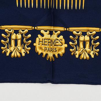 Hermès, scarf, "Les Cavaliers d'Or".