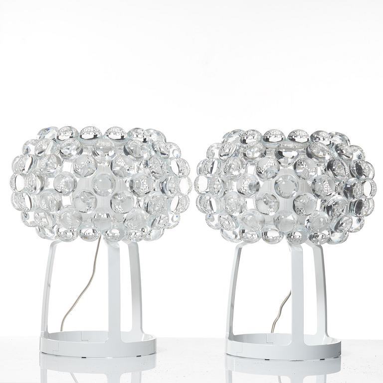 Patricia Urquiola & Eliana Gerotto, bordslampor, ett par, "Caboche Piccola", Foscarini, Italien, efter 2005.